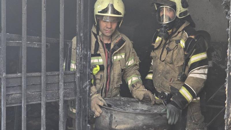 آتشسوزی در کارگاه رنگرزی شهرک گلریز؛ یک نفر جان باخت