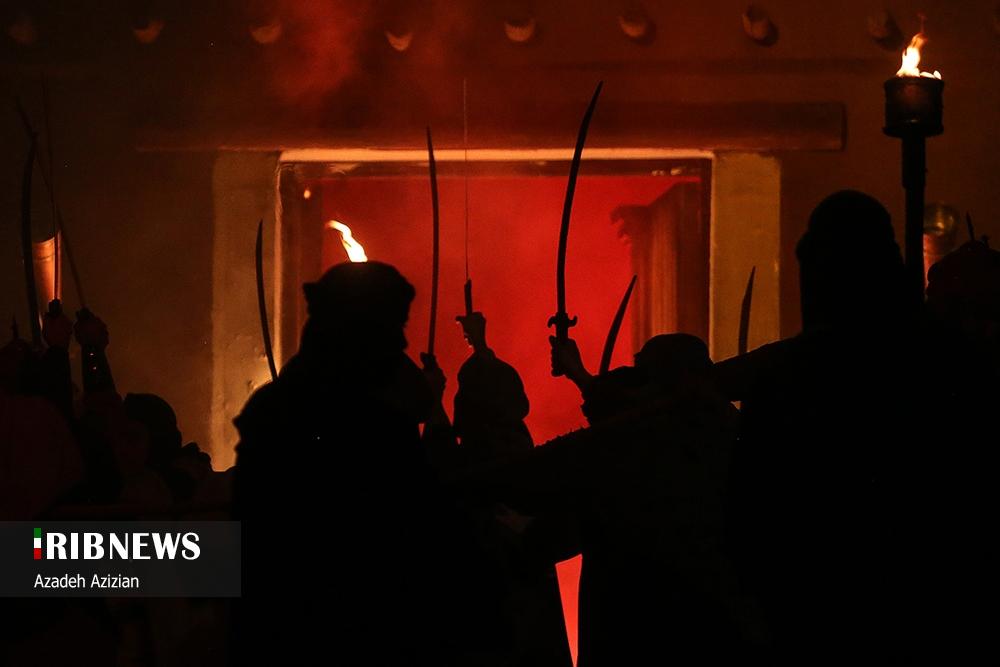 نمایش صحنهای با موضوع زندگی و شهادت حضرت فاطمه زهرا (س) در اصفهان