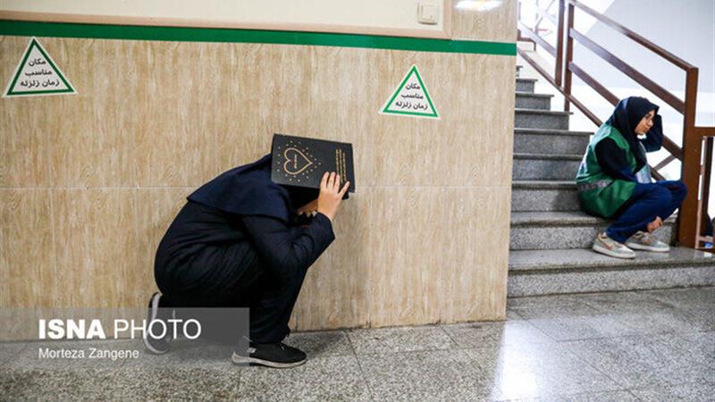 برگزاری بیستوهفتمین مانور سراسری زلزله مدارس در سیستان و بلوچستان