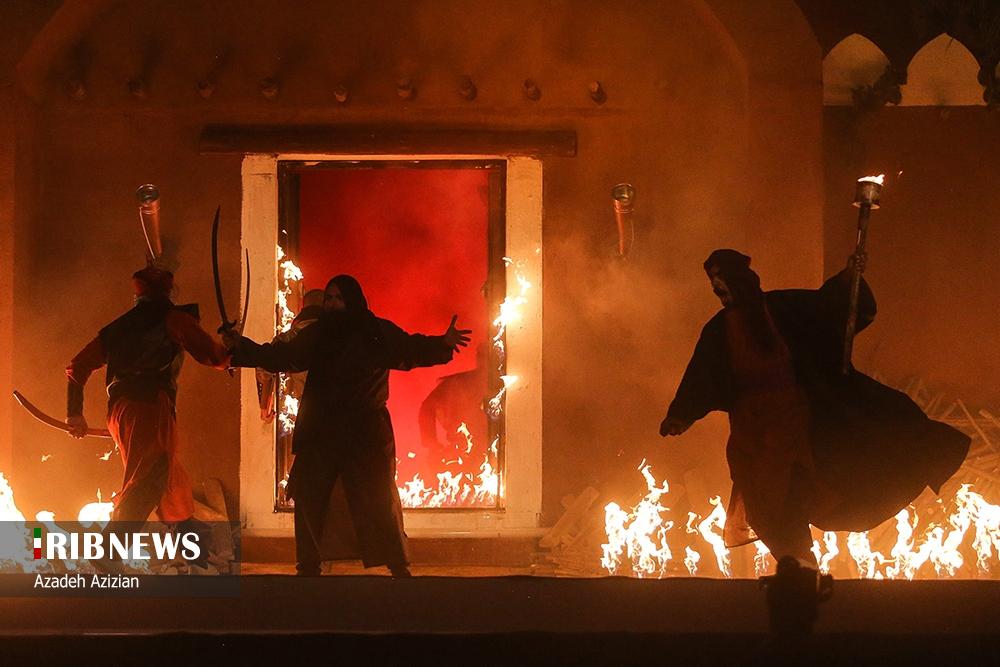 نمایش صحنهای با موضوع زندگی و شهادت حضرت فاطمه زهرا (س) در اصفهان