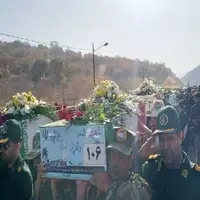 پیکرهای مطهر ۶ شهید گمنام با استقبال مردم و مسئولان وارد یاسوج شد