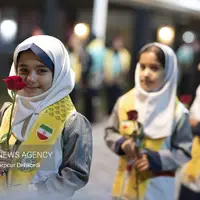 آیین استقبال از پیکر ۶ شهید گمنام دفاع مقدس در شهرکرد