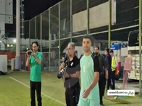 آغاز تمرین تیم ملی برای بازی با ازبکستان