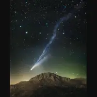 عکس روز ناسا از دنباله سرگردان «دنبالهدار لمون»