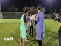 تونل برای ۱۰۰ تایی شدن بازی های ملی مهدی طارمی