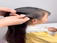 آموزش یک مدل مو برای دختربچه ها