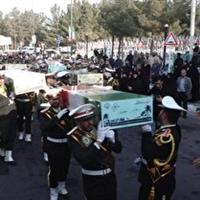 استقبال از هفت لاله گمنام دفاع مقدس در قم