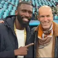 برخورد گرم رودیگر و زیدان در برنابئو