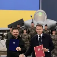 پرواز رافالها به سمت کییف؛ توافق تاریخی زلنسکی و مکرون