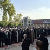 اقامه نماز باران در حرم شاهچراغ(ع)