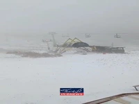 بارش برف در ارتفاعات تهران