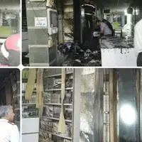 آتشسوزی در بازار گناوه مهار شد