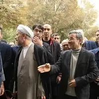 تصاویری از مراسم ترحیم خواهر محمود احمدینژاد