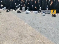 فیلم/ همزمانی اقامه نماز باران و بارش باران در قزوین