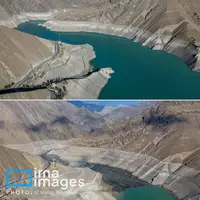 خشکترین وضعیت سد کرج در یک دهه اخیر