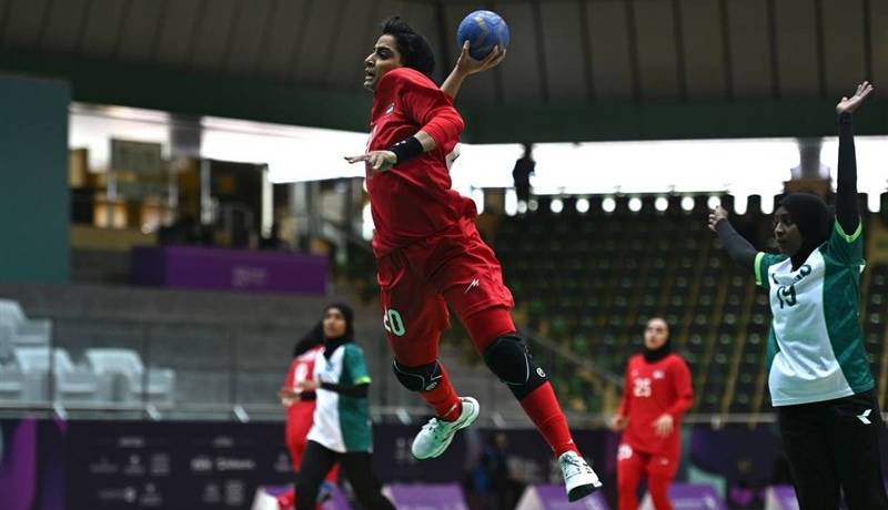 بازیهای کشورهای اسلامی؛ برتری آسان تیم ملی هندبال بانوان مقابل مالدیو