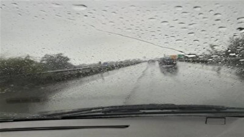 لغزندگی جاده کرج چالوس در پی بارش ها