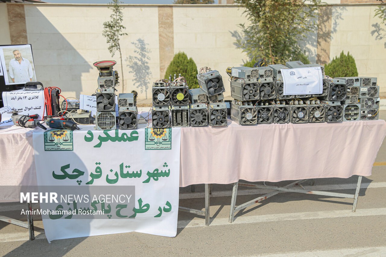  رونمایی از کشفیات فرماندهی انتظامی شرق استان تهران