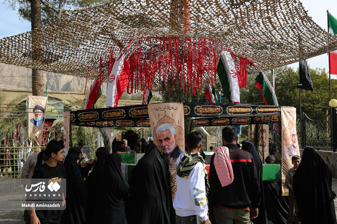 عکس/ استقبال از شهدای گمنام در کرمان