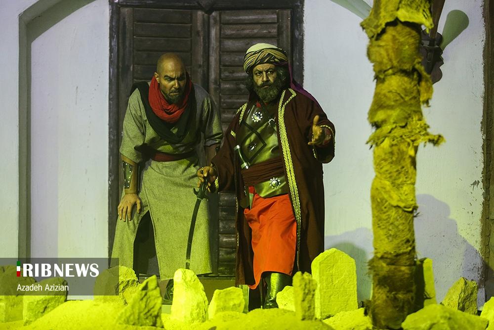 نمایش صحنهای با موضوع زندگی و شهادت حضرت فاطمه زهرا (س) در اصفهان