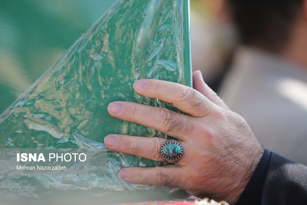 تشییع پیکر مطهر شهدای گمنام - تبریز