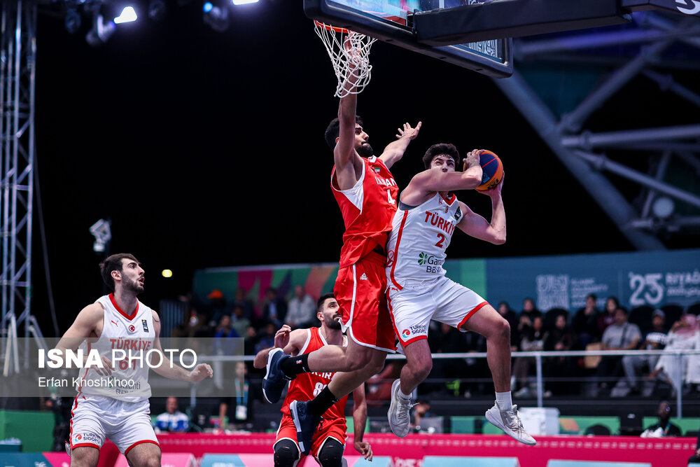 بازیهای کشورهای اسلامی ۲۰۲۵ ریاض ؛ مسابقه بسکتبال ۳ نفره مردان ایران و ترکیه
