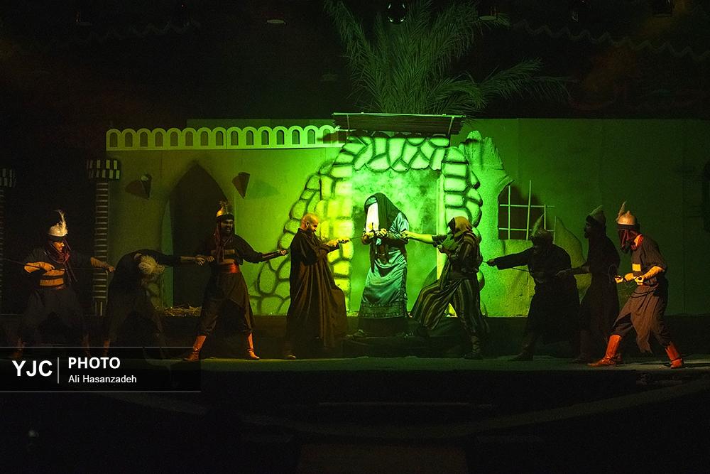 اجرای نمایش بزرگ فاطمه (س) در یزد