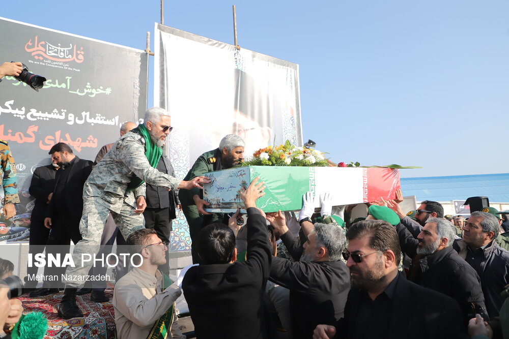 تشییع پیکر مطهر شهدای گمنام - تبریز