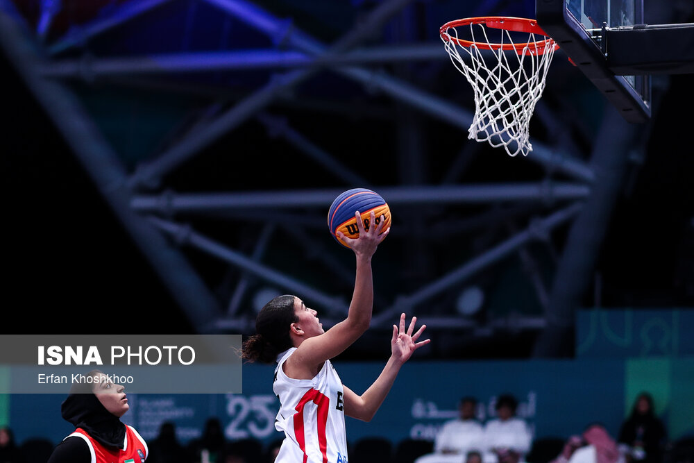 بازیهای کشورهای اسلامی ۲۰۲۵ ریاض؛ مسابقه بسکتبال ۳ نفره زنان ایران و مصر