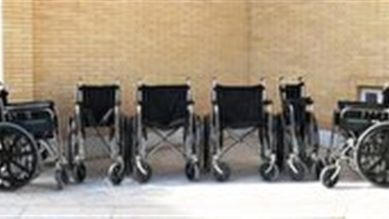 خیر مازندرانی ۶ ویلچر به بیماران کم‌برخوردار یزد اهدا کرد