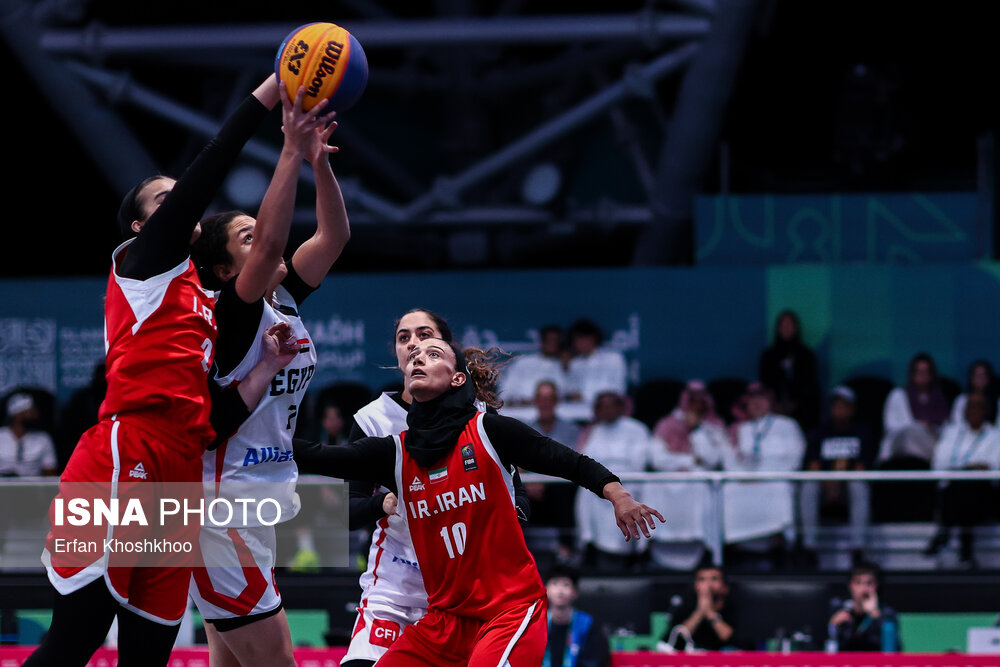 بازیهای کشورهای اسلامی ۲۰۲۵ ریاض؛ مسابقه بسکتبال ۳ نفره زنان ایران و مصر