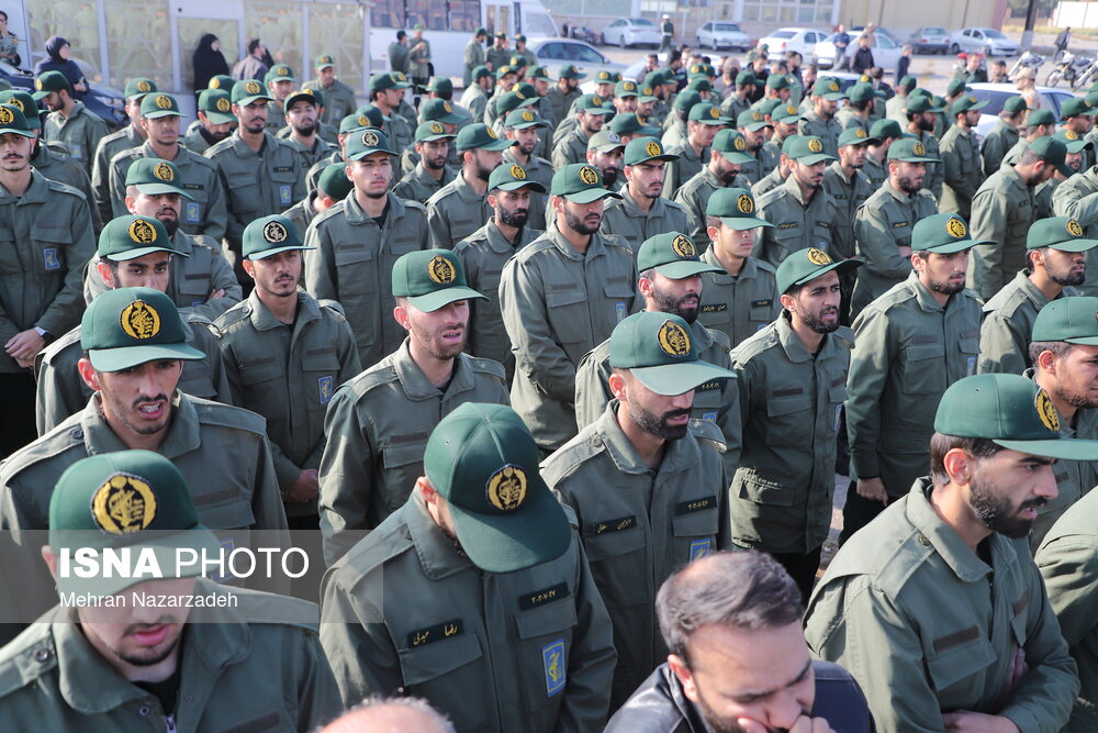 تشییع پیکر مطهر شهدای گمنام - تبریز