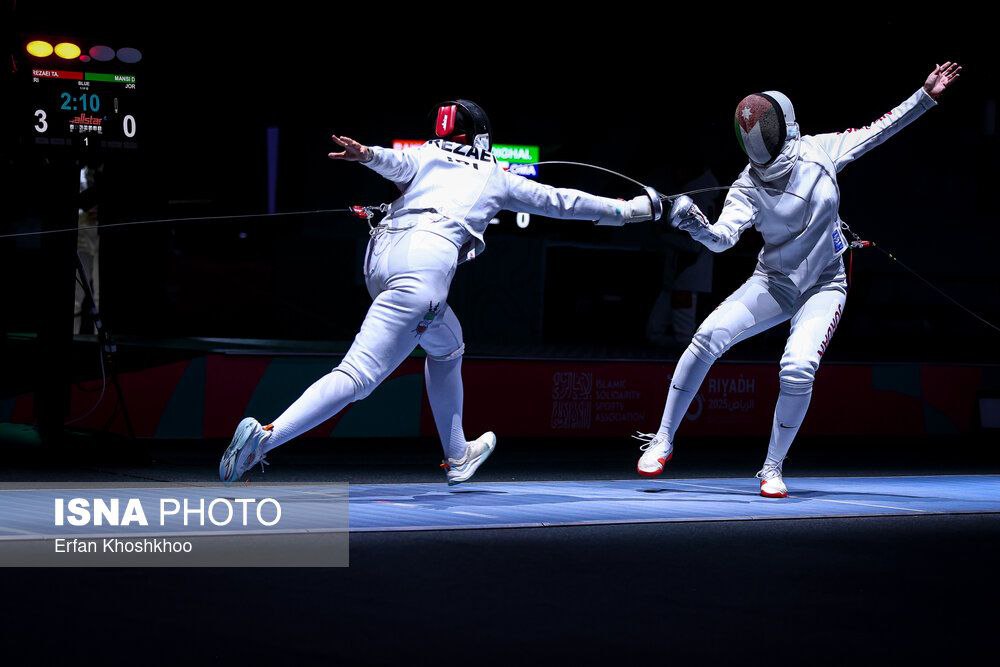  بازی‌های کشورهای اسلامی ۲۰۲۵ ریاض؛ رقابت‌های شمشیربازی زنان