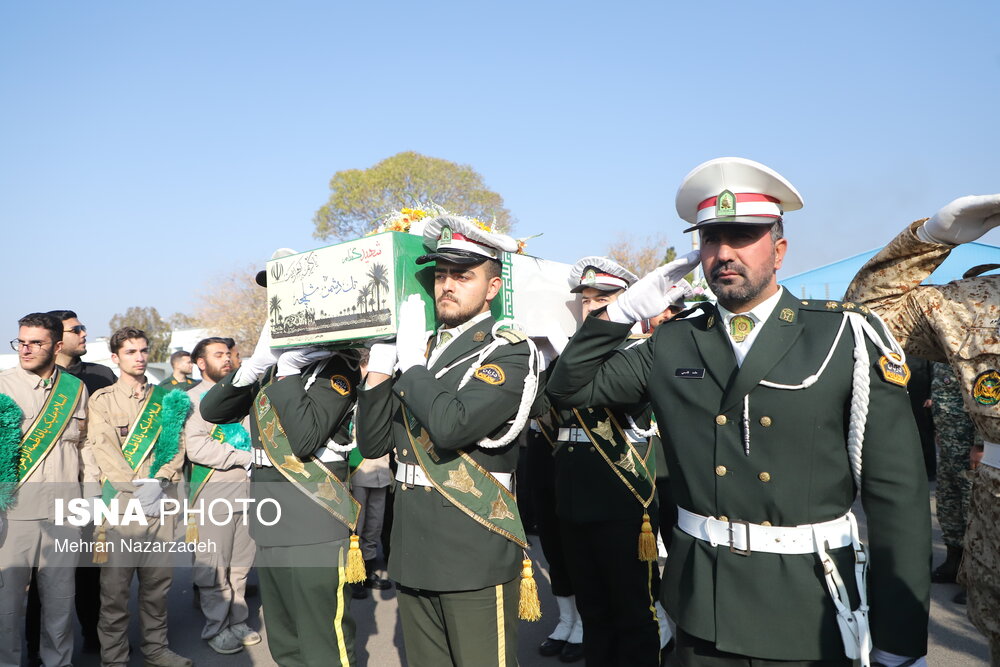 تشییع پیکر مطهر شهدای گمنام - تبریز