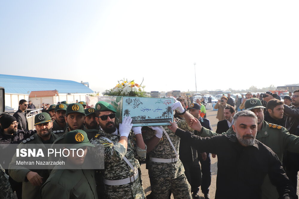 تشییع پیکر مطهر شهدای گمنام - تبریز