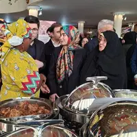 افتتاح پانزدهمین بازارچه دیپلماتیک با حضور پری سادات عراقچی و آرزو احمدوند