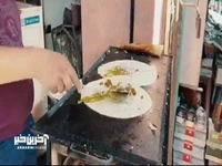 لحظاتی از سفر سروش صحت به هندوستان و آشنایی با غذاهای مختلف