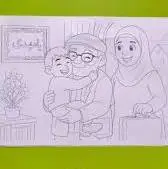 بچه‌ها یه قصه‌ی قشنگ داریم همراه با رنگ آمیزی