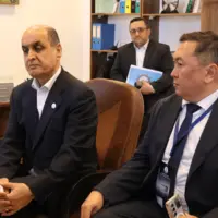 دیدار استاندار گیلان با معاون رئیس‌جمهور کالمیکیا در حاشیه اجلاس خزر