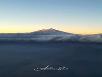 زیبایی اولین برف روی قله دماوند