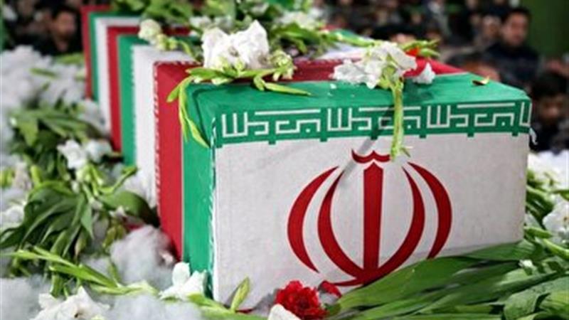 وداع باشکوه مردم ملکشاهی با دو شهید گمنام