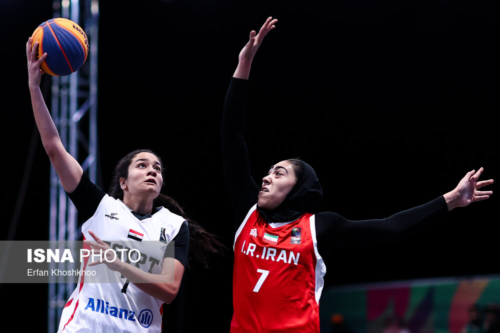 بازیهای کشورهای اسلامی ۲۰۲۵ ریاض؛ مسابقه بسکتبال ۳ نفره زنان ایران و مصر