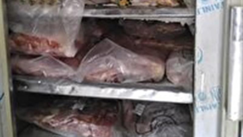 کشف فرآورده های خام دامی غیر بهداشتی