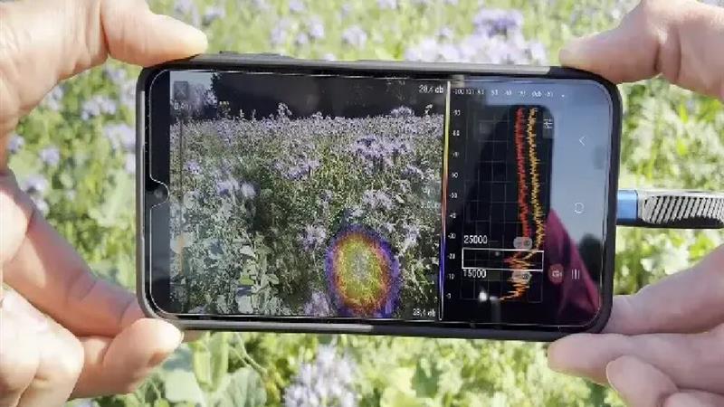 این دوربین جدید، صداها را قابل دیدن میکند!