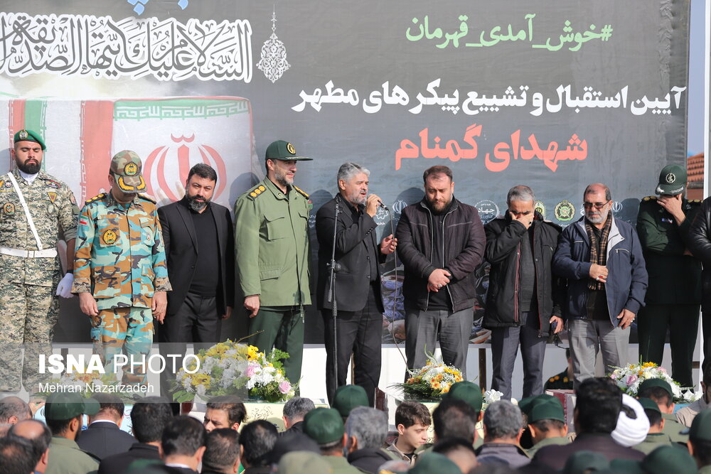 تشییع پیکر مطهر شهدای گمنام - تبریز