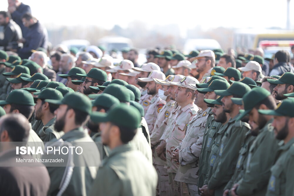 تشییع پیکر مطهر شهدای گمنام - تبریز