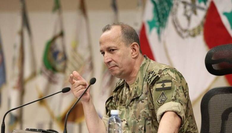 لغو سفر فرمانده ارتش لبنان به واشنگتن