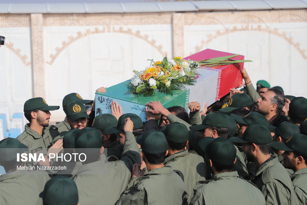 تشییع پیکر مطهر شهدای گمنام - تبریز