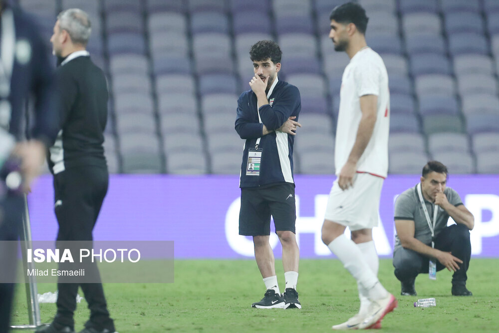 عکس/ تورنمنت العین امارات؛ دیدار تیم های ملی فوتبال ایران و ازبکستان