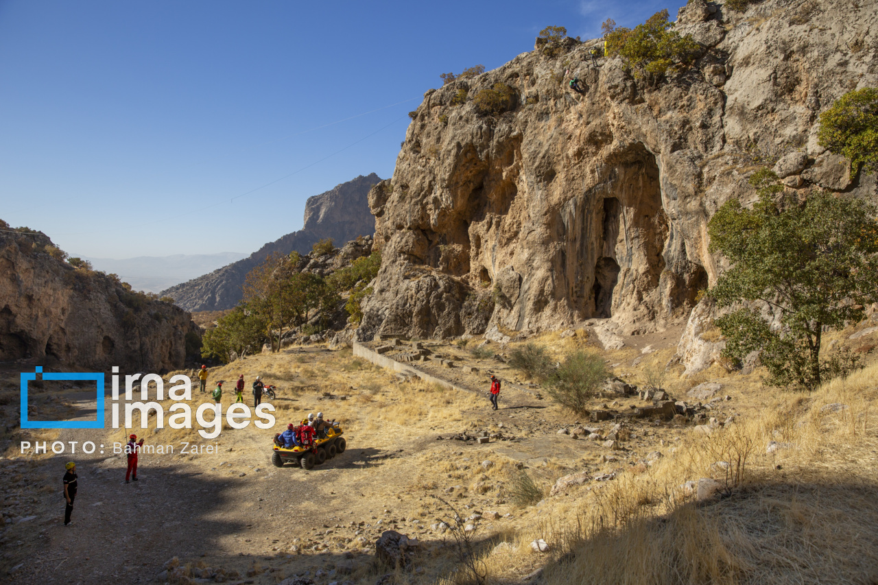 مانور جمعیت هلال احمر در کرمانشاه